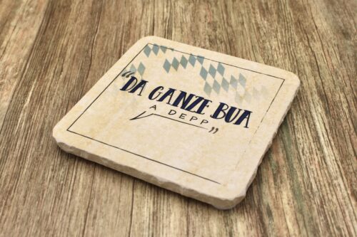 WBY - Da ganze Bua a Depp - Natursteinuntersetzer