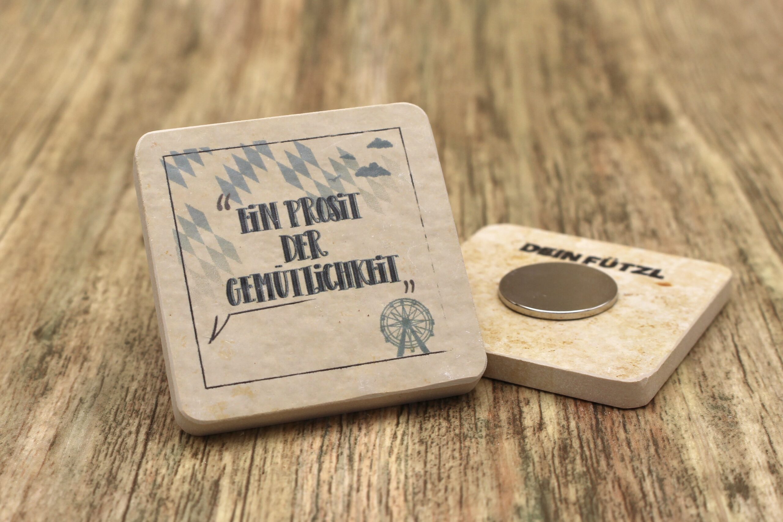 WBY Gemütlichkeit - Kühlschrankmagnet 48mm