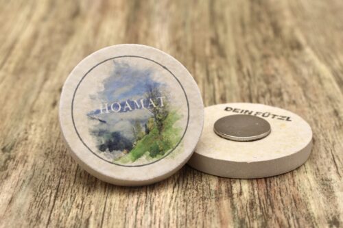 WBY Hoamat - Kühlschrankmagnet 48mm