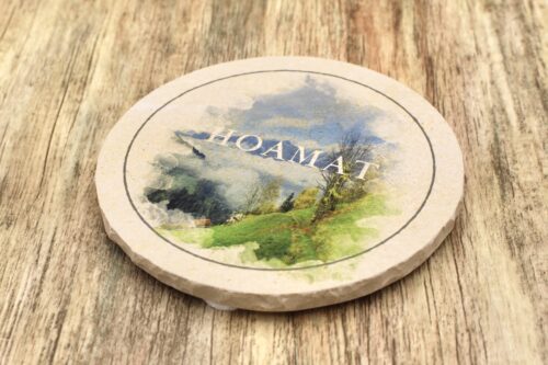 WBY -Hoamat - Natursteinuntersetzer