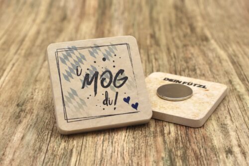 WBY I mog Di Bayern - Kühlschrankmagnet 48mm