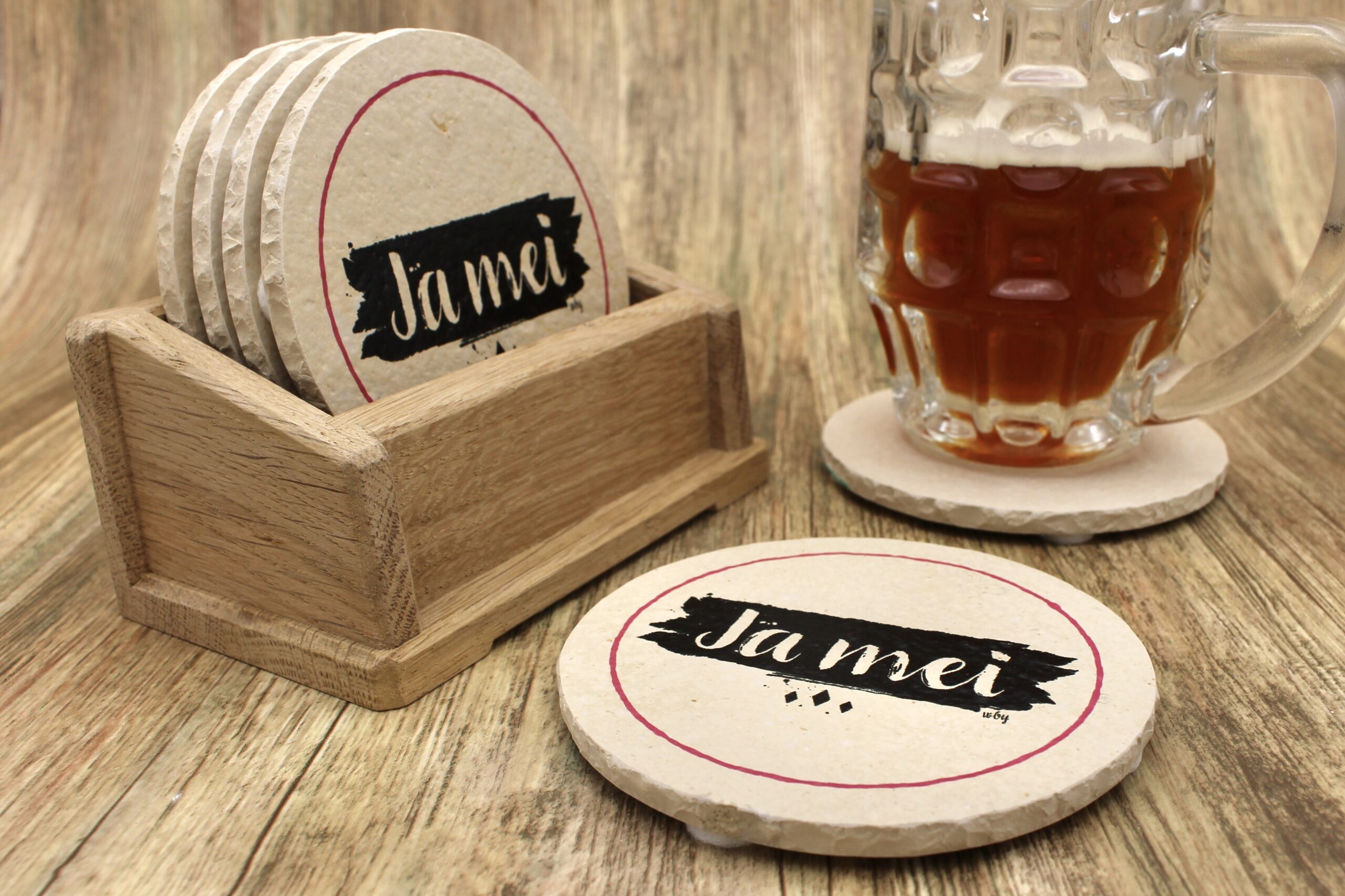 WBY - Ja MEI - Natursteinuntersetzer – Bild 3