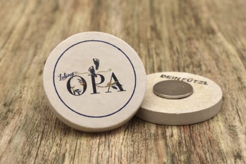 WBY Liebling Opa - Kühlschrankmagnet 48mm