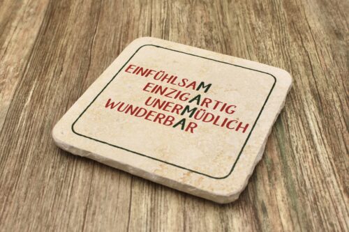 WBY - MAMA - Natursteinuntersetzer