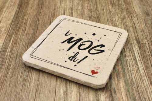 WBY - I mog Di - Natursteinuntersetzer