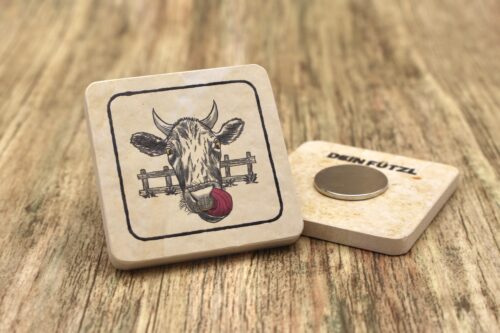 WBY Muh Kuh - Kühlschrankmagnet 48mm