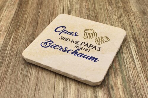 WBY - Opas - Natursteinuntersetzer