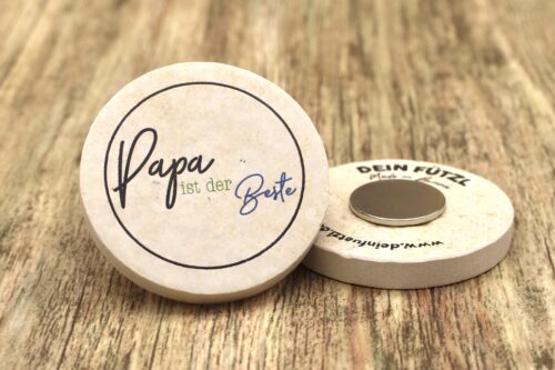 WBY Papa ist der Beste - Kühlschrankmagnet 48mm