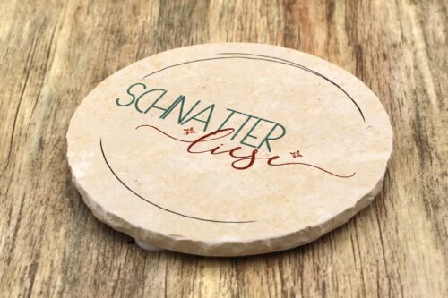 WBY- Schnatterliese - Natursteinuntersetzer