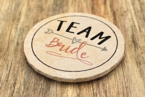 WBY - Team Bride - Natursteinuntersetzer