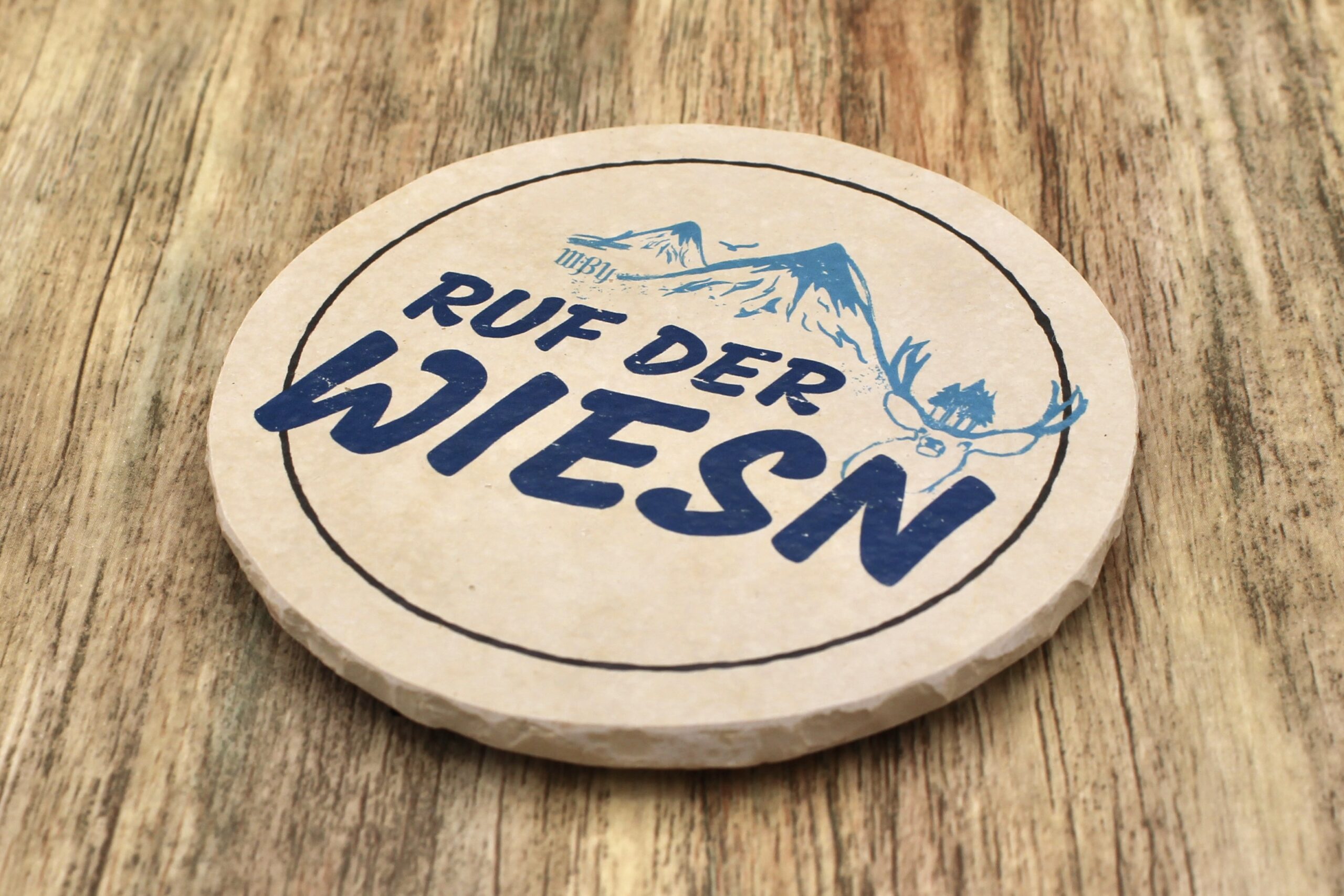 WBY - Ruf der Wiesn - Natursteinuntersetzer