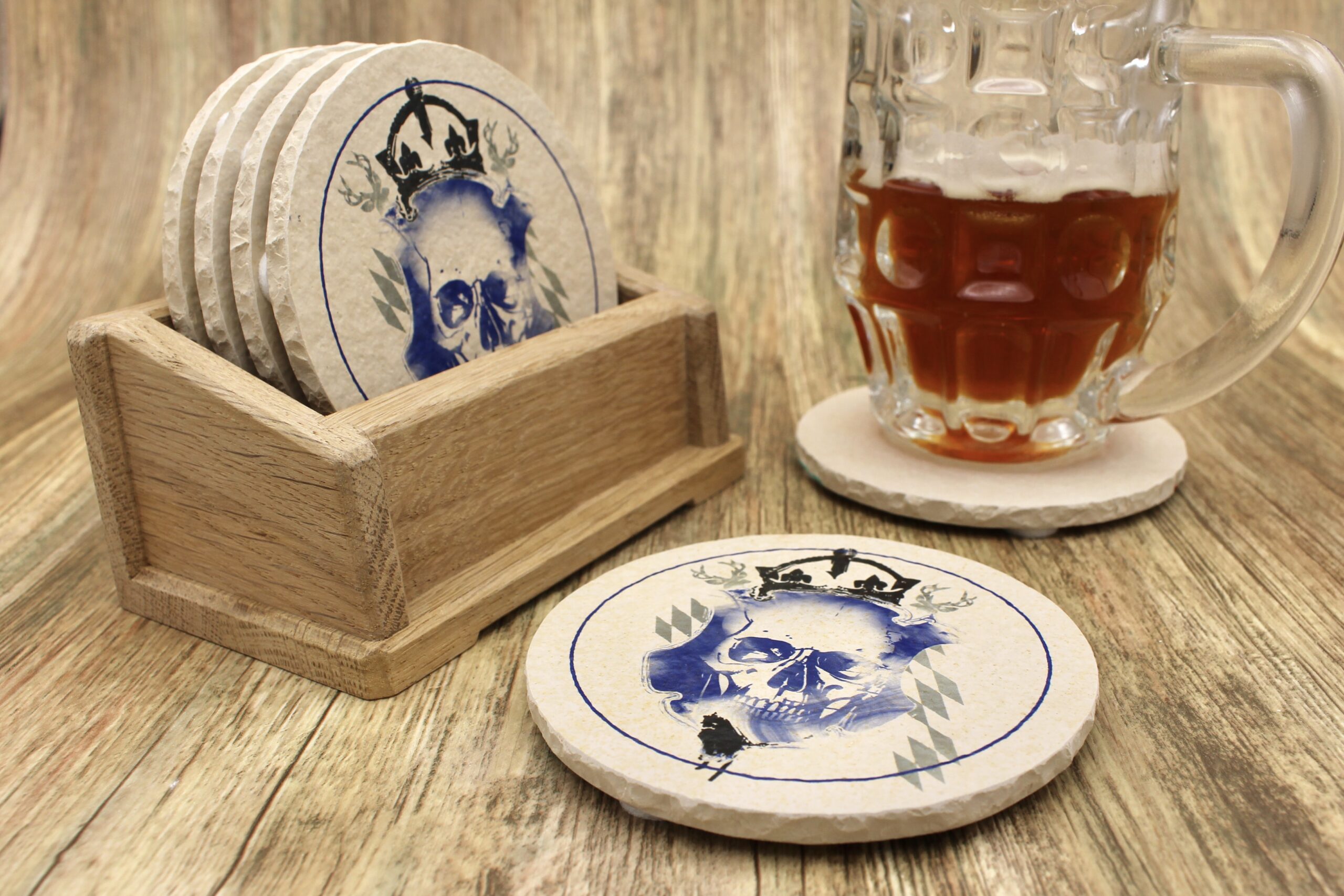 WBY - Wiesnkönig - Natursteinuntersetzer – Bild 3