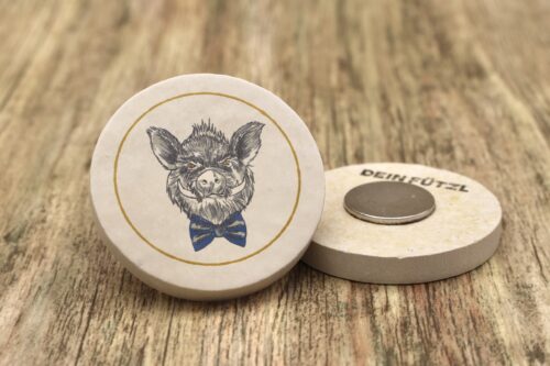 WBY Wildsau - Kühlschrankmagnet 48mm