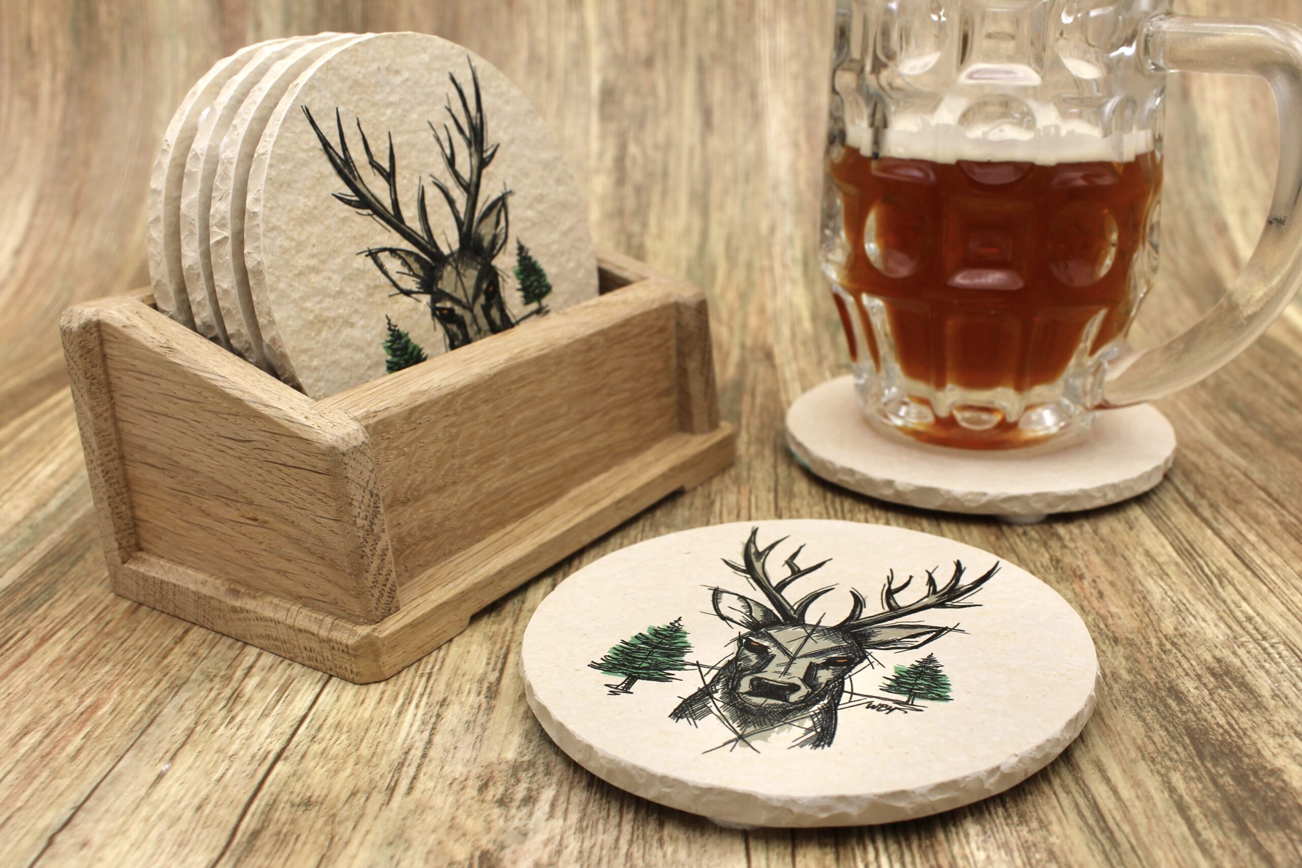 WBY-Zupf Di rund - Natursteinuntersetzer – Bild 3