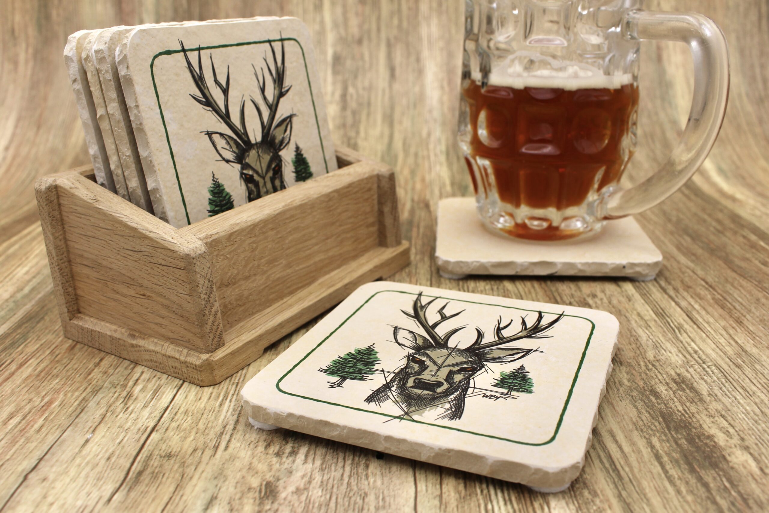 WBY - Zupf Di - Natursteinuntersetzer – Bild 3