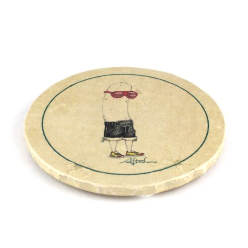 WBY-Weißwurst Afterhour - Natursteinuntersetzer