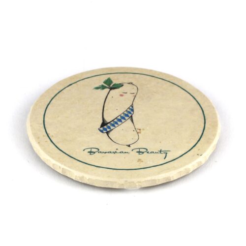 WBY-Weißwurst Bavarian Beauty - Natursteinuntersetzer