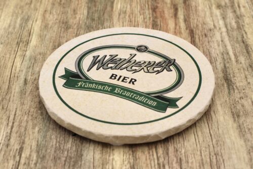 Weiherer Bier - Natursteinuntersetzer