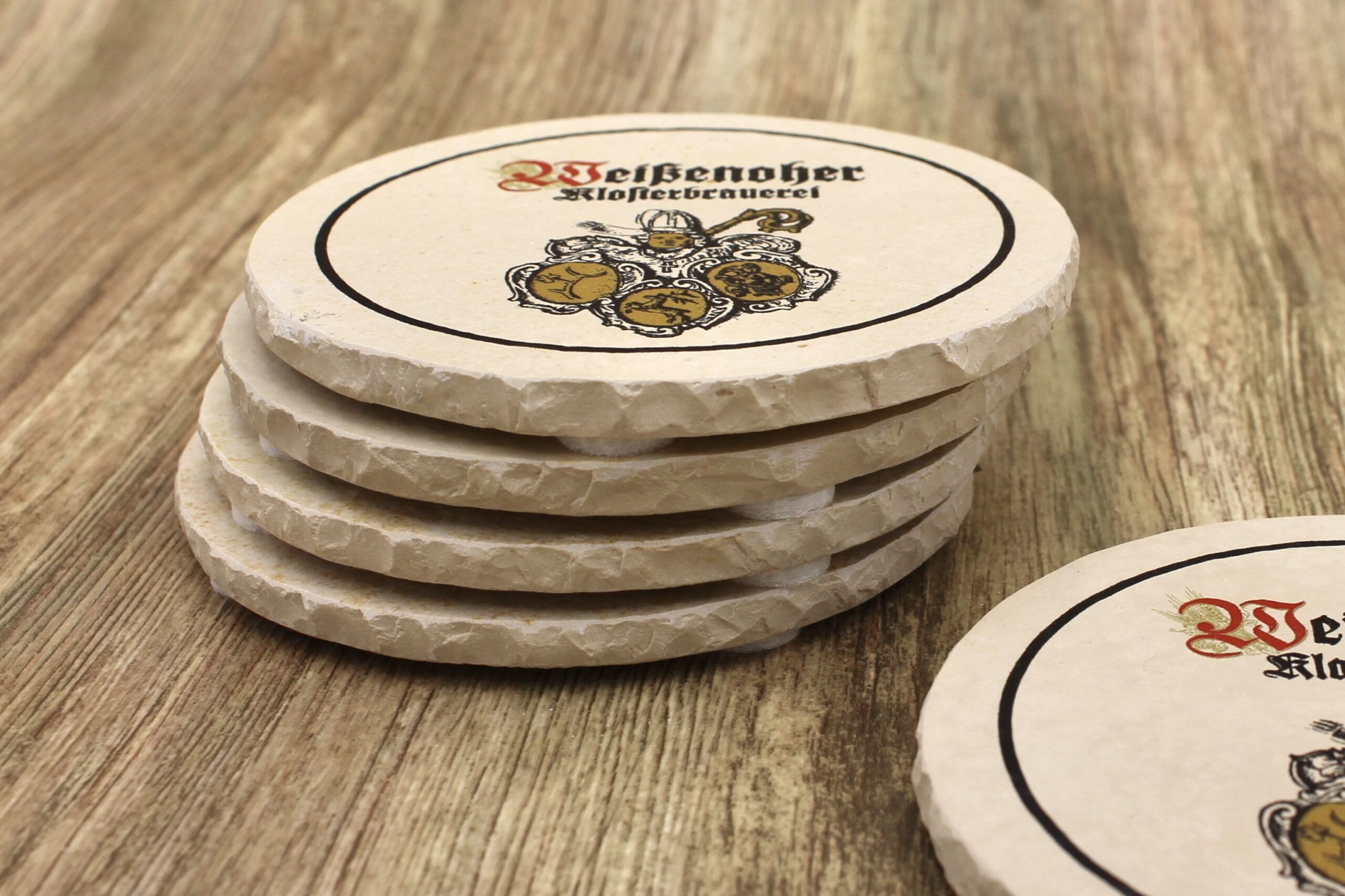 Weißenoher Klosterbrauerei- Natursteinuntersetzer – Bild 2