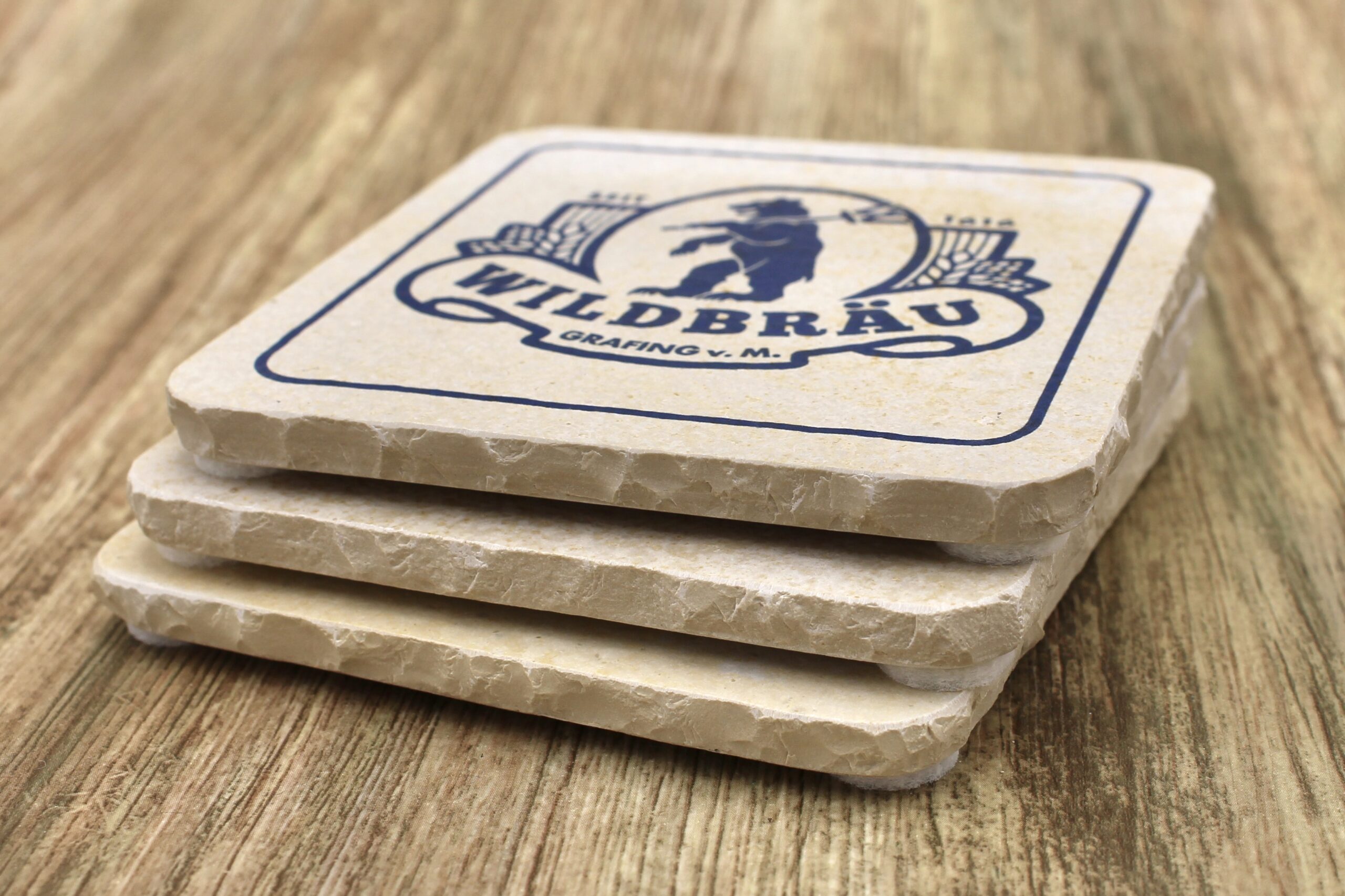 Wildbräu Grafing - Natursteinuntersetzer – Bild 2