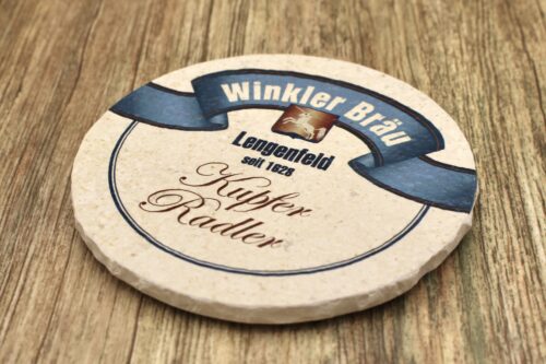 Winkler Bräu Lengenfeld - Natursteinuntersetzer