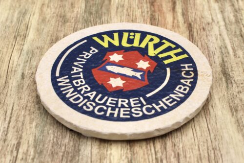 Brauerei Würth - Natursteinuntersetzer