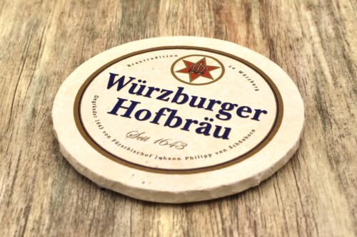 Würzburger Hofbräu - Natursteinuntersetzer