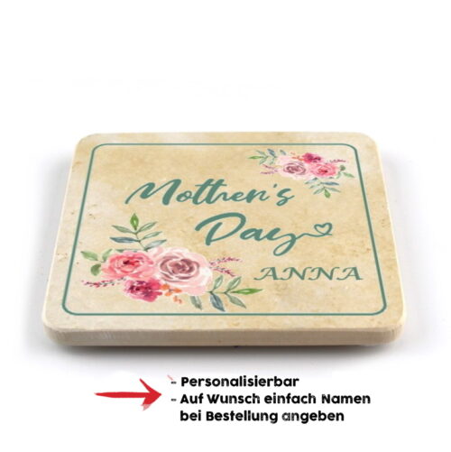 Muttertagsfützl "Mothers Day" personalisierbar - quadratisch
